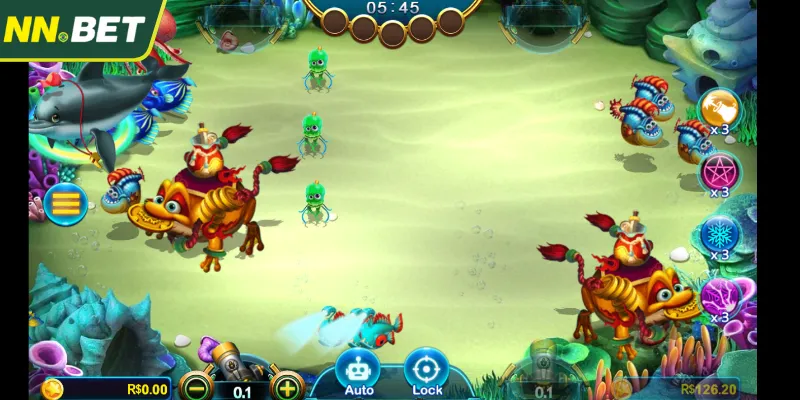 Paradise - O Paraíso de Caça-Peixes Colorido e Estratégico